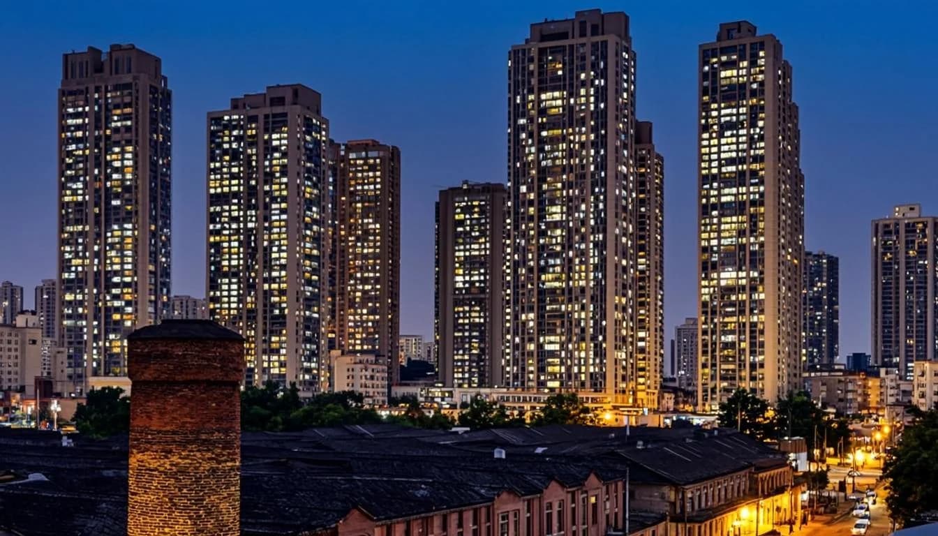 Lower Parel, South Central Mumbai — skyline and neighbourhood