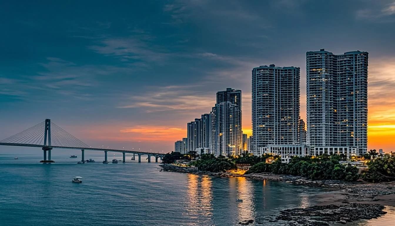 Worli, South Central Mumbai — skyline and neighbourhood